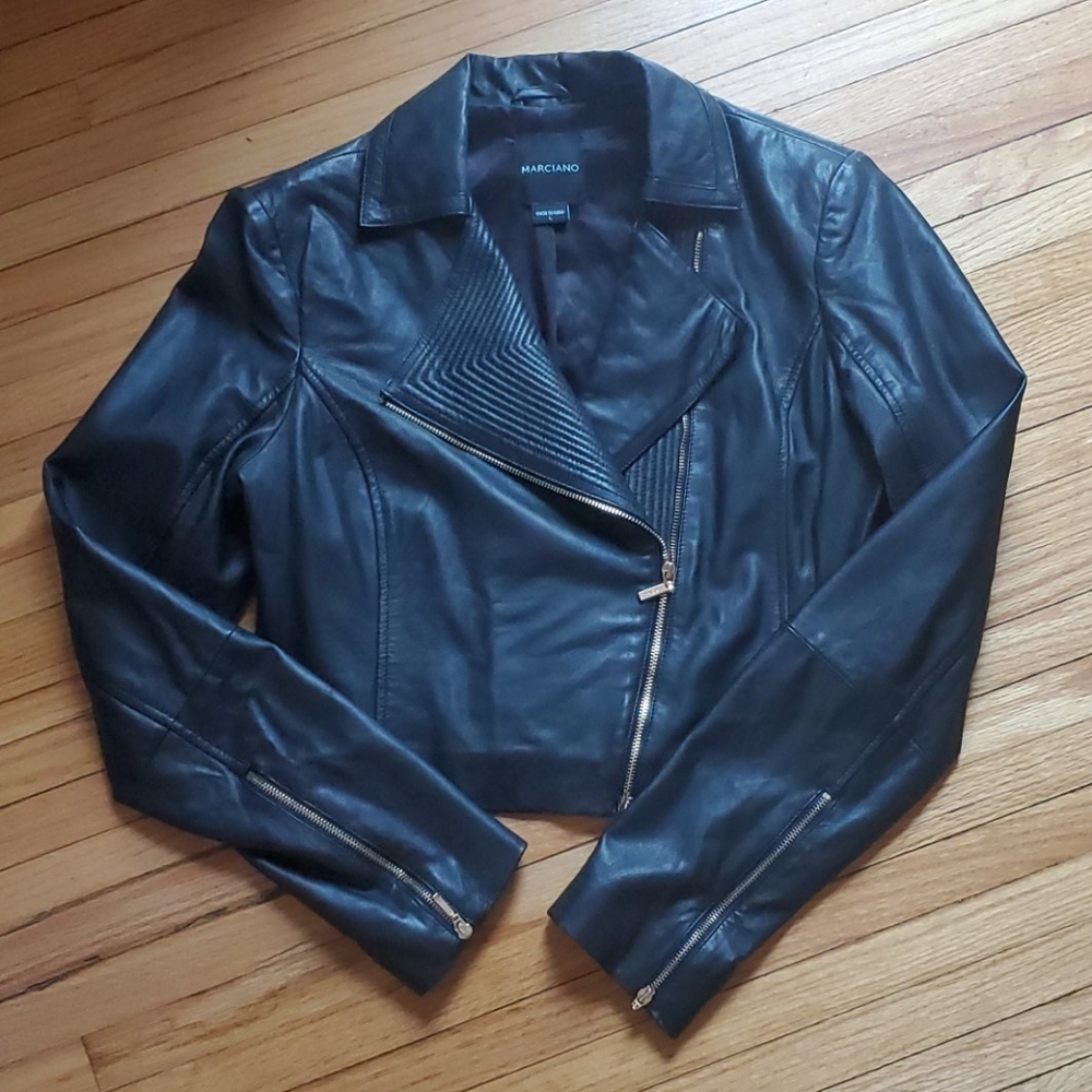 Marciano leather jacket